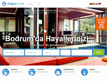 Tablet Screenshot of dogusemlakbodrum.com